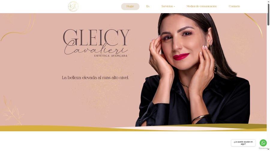 Sitio Gleicy Cavalieri Estética Avançada